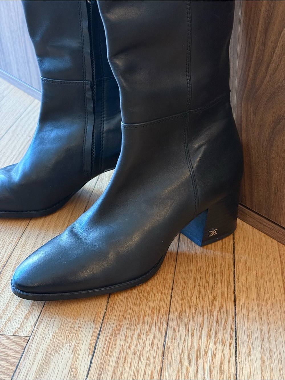 Sam Edelman Knee High Black Boots - Picture 2 of 4